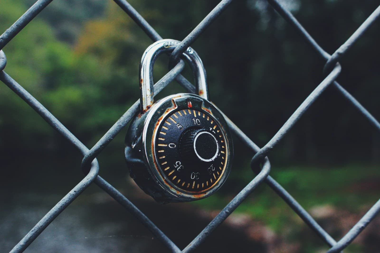 Padlock on a circuit board representing data encryption and integrity controls