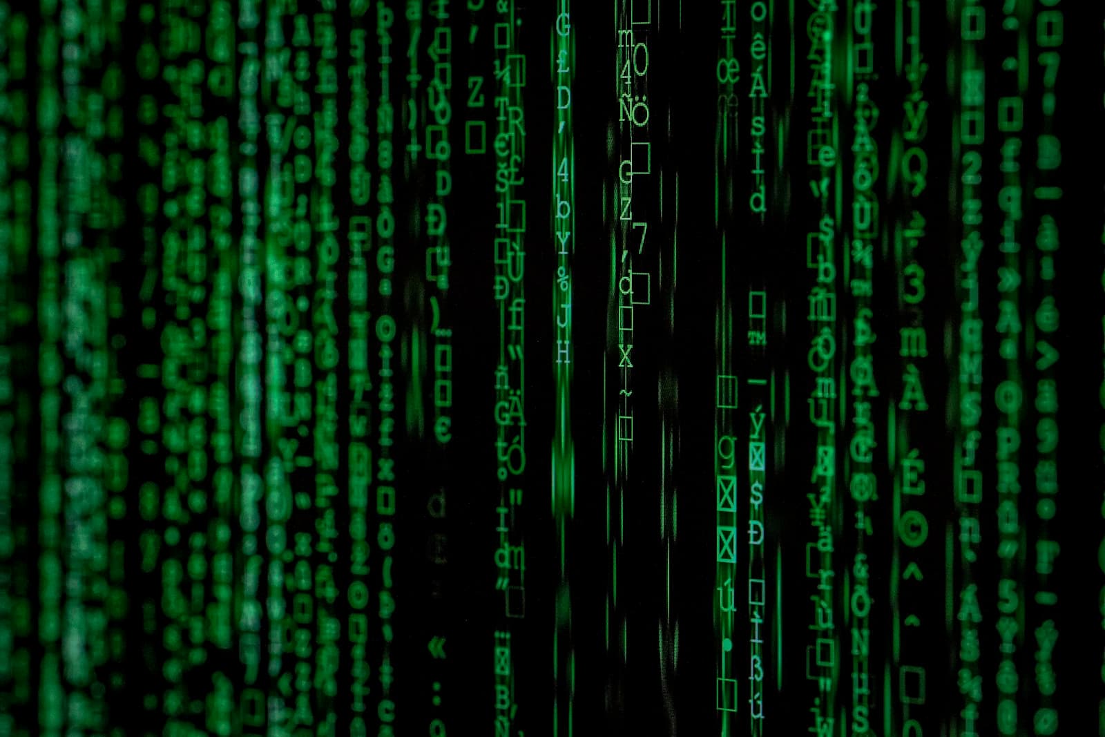 Lines of code on a monitor, representing software supply chain vulnerability (Unsplash)