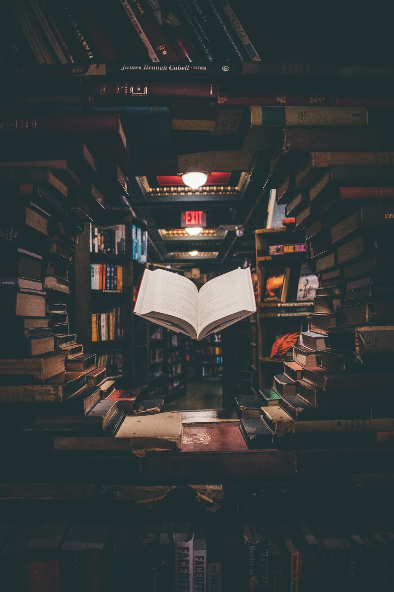 Open textbook spread across a desk, representative of focused reading and structured study.